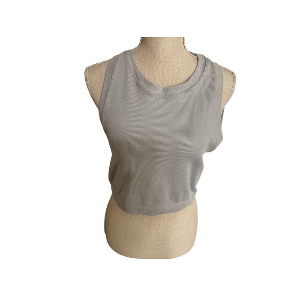 VELOCITY Woman's Blue Racerback Tank Top Size Large - Picture 1 of 13